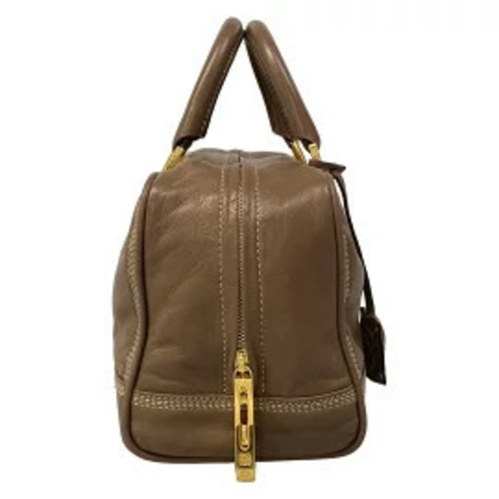 Loewe Amazona Handbag Brown Leather